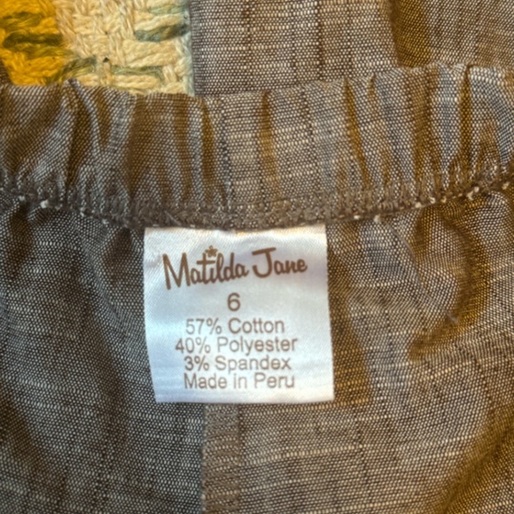 Matilda Jane Girls Hammond Bay Lindy Big Ruffles Pants Girls size 6 - Picture 3 of 4